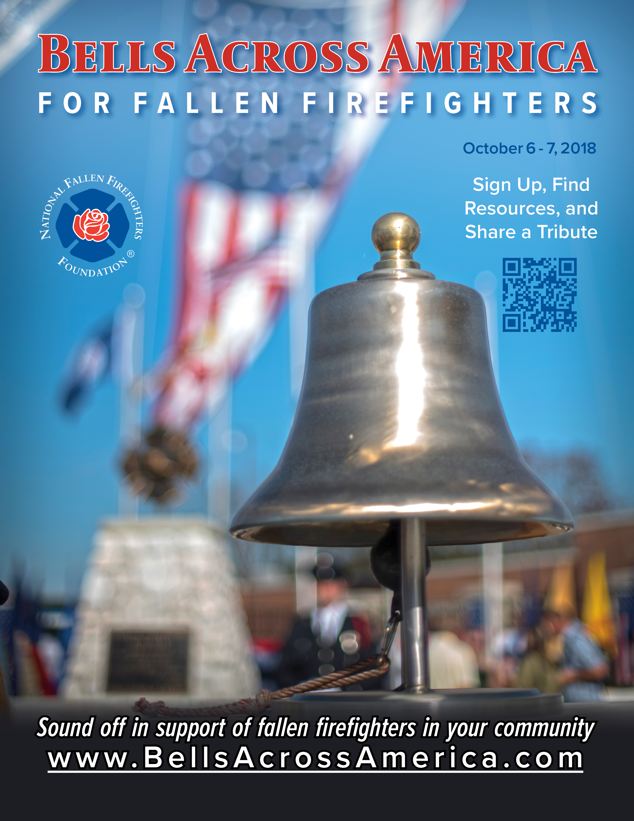 Bells Across America for Fallen Firefighters 2018 Flier
